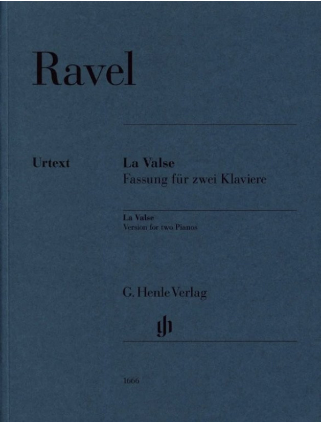 Maurice Ravel: La Valse (noty na čtyřruční klavír)