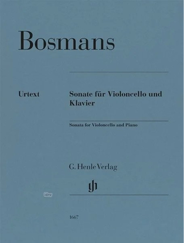 Henriëtte Bosmans: Violoncello Sonata (noty na violoncello, klavír)