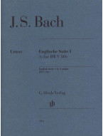 J.S. Bach: English Suite no. 1 A major BWV 806 (noty na klavír)