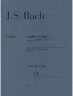 J.S. Bach: English Suite no. 2 A minor BWV 807 (noty na klavír)