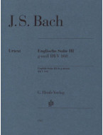 J.S. Bach: English Suite no. 3 G minor BWV 808 (noty na klavír)