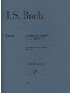 J.S. Bach: English Suite no. 5 E minor BWV 810 (noty na klavír)