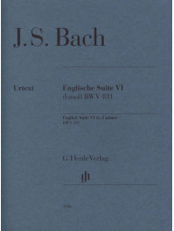 J.S. Bach: English Suite no. 6 D minor BWV 811 (noty na klavír)