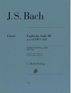 J.S. Bach: English Suite no. 3 G minor BWV 808 - Without Fingering (noty na klavír)
