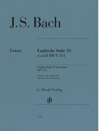 J.S. Bach: English Suite no. 6 D minor BWV 811 - Without Fingering (noty na klavír)