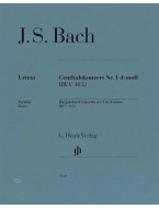 J.S. Bach: Hapsichord Concerto No. 1 D minor BWV 1052 (noty pro komorní soubor, partitura)