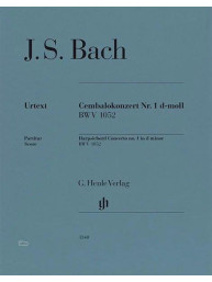 J.S. Bach: Hapsichord Concerto No. 1 D minor BWV 1052 (noty pro komorní soubor, partitura)