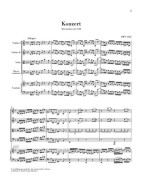 J.S. Bach: Hapsichord Concerto No. 1 D minor BWV 1052 (noty pro komorní soubor, partitura)