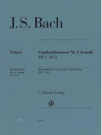 J.S. Bach: Hapsichord Concerto No. 1 D minor BWV 1052 (noty pro komorní soubor, party)