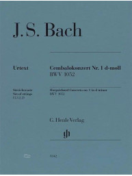 J.S. Bach: Hapsichord Concerto No. 1 D minor BWV 1052 (noty pro komorní soubor, party)