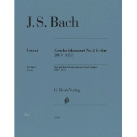J.S. Bach: Cembalokonzert Nr. 2 E-dur BWV 1053 (noty pro klavír, smyčcový soubor, partitura)