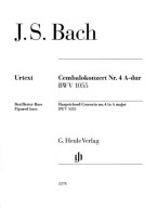 J.S. Bach: Harpsichord Concerto no. 4 A major BWV 1055 (noty na kontrabas, part)