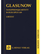 Alexandr Glazunov: Saxophone Quartet B Flat Major Op. 109 (noty, partitura)