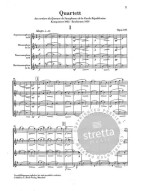Alexandr Glazunov: Saxophone Quartet B Flat Major Op. 109 (noty, partitura)