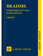 Johannes Brahms: String Sextet No. 1 In B Flat Major (noty, partitura)