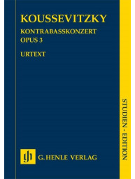 Sergej Kusevickij: Double Bass Concerto op. 3 (noty, partitura)