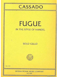 Gaspar Cassadó: Fugue in the Style of Händel (noty na violoncello)