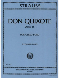 Richard Strauss: Don Quixote Op.35 - Rose (noty na violoncello)