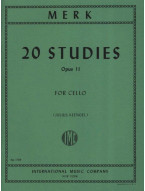 Joseph Merk: 20 Studies Opus 11 - Klengel (noty na violoncello)