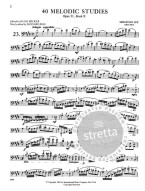 Sebastian Lee: 40 Melodic Studies op. 31/Book 2 - Rose (noty na violoncello)
