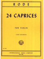Pierre Rode: 24 Capricci - Galamian (noty na housle)