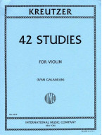Rodolphe Kreutzer: 42 Studies - Galamian (noty na housle)