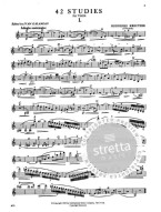Rodolphe Kreutzer: 42 Studies - Galamian (noty na housle)