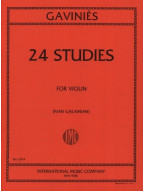 Pierre Gaviniés: 24 Studies - Galamian (noty na housle)