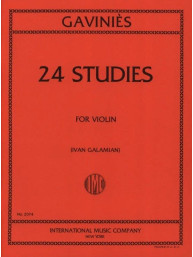 Pierre Gaviniés: 24 Studies - Galamian (noty na housle)