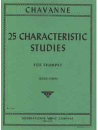 André Chavanne: 25 Caracteristic Studies - Voisin (noty na trubku)