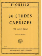 Federigo Fiorillo: 36 Etudes or Caprices - Galamian (noty na housle)