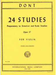 Jakob Dont: 24 Studies Opus 37 - Galamian (noty na housle)