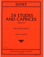 Jakob Dont: 24 Etudes and Caprices op. 35 - Galamian (noty na housle)