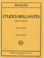 Jacques-Féréol Mazas: Etudes Brillantes Op.36 Vol.2 - Galamian (noty na housle)