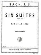 Johann Sebastian Bach: 6 Suites Bwv 1007/12 - Fournier (noty na violoncello)