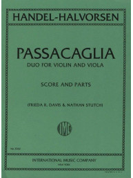 Georg Friedrich Händel-Halvorsen: Passacaglia (noty na housle, violu)