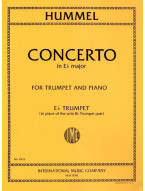 Johann Nepomuk Hummel: Concerto In Eb Major (noty na trubku)