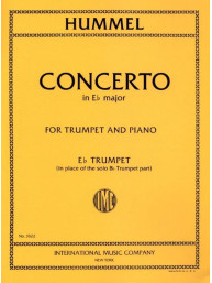 Johann Nepomuk Hummel: Concerto In Eb Major (noty na trubku)