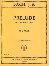 J.S. Bach: Prelude in C minor BWV 999 - Solow (noty na violoncello)