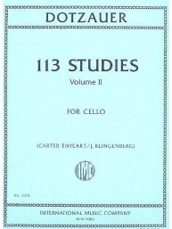 Friedrich Dotzauer: 113 Studies Vol.2 (noty na violoncello)