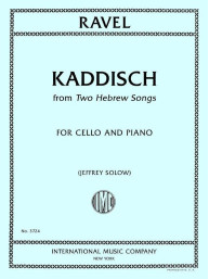 Maurice Ravel: Kaddisch (noty na violoncello, klavír)