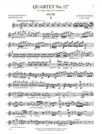 Antonín Dvořák: Quartet No. 12 In F Major Opus 96 (noty, partitura, party)