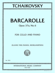 P.I. Čajkovskij: Barcarolle, Op. 37a, No. 6 - Morganstern (noty na violoncello, klavír)