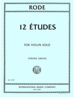 Pierre Rode: 12 Etudes - Greive (noty na housle)