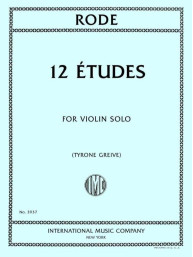 Pierre Rode: 12 Etudes - Greive (noty na housle)
