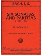 J.S. Bach: 6 Sonatas & Partitas - Joachim/Moser (noty na housle)