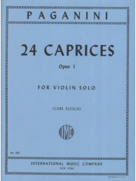 Niccolo Paganini: 24 Capricci Op.1 - Flesch (noty na housle)