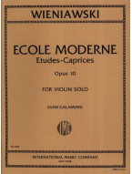 Henryk Wieniawski: Ecole Moderne - Etudes-Caprices Op. 10 - Galamian (noty na housle)