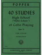 David Popper: 40 Studies op. 73 - Stutch (noty na violoncello)