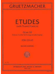 Friedrich Grützmacher: Etudes Op. 38 Vol. 2 - Klengel (noty na violoncello)